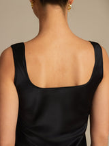 [Zwart] SilkSilky-NL Sleeveless Cami-Top 007