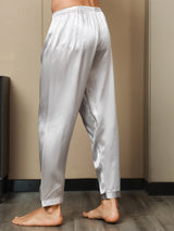 [Grijs] SilkSilky-NL Mens Sleep Bottoms 006,
