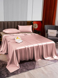 SilkSilky NL 22Momme Pure Silk Bedding Set BleekMauve 003