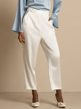[Wit] SilkSilky-NL 19Momme Zijde Womens Pants 005