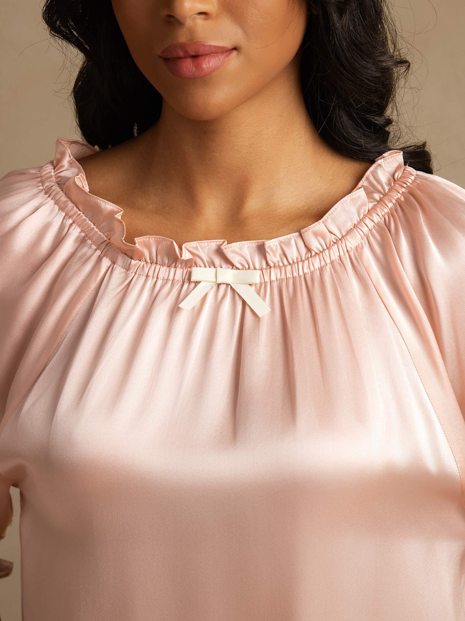 [Lichtroze] SilkSilky-NL Zijde Nightgown 004