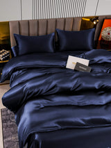 [Donkerblauw] SilkSilky-NL 22Momme Bedding Set 004