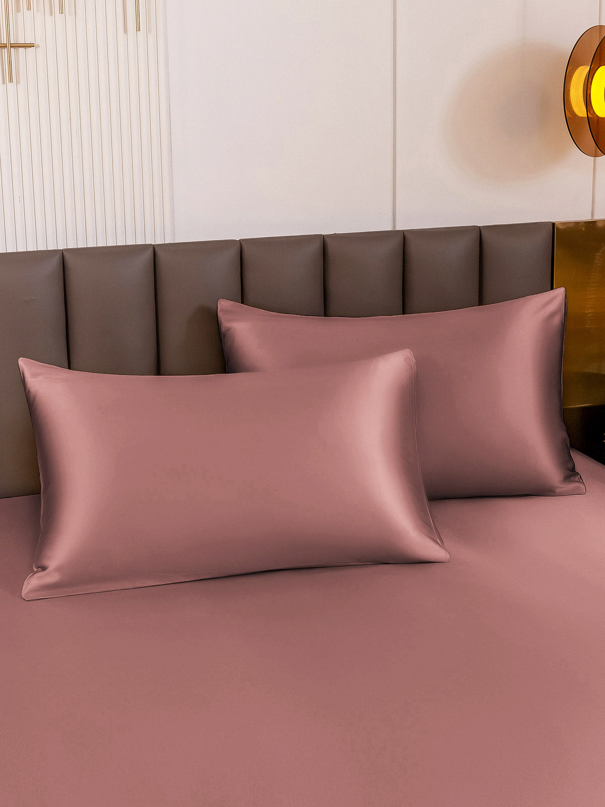 SilkSilky NL 22Momme Pure Silk Pillowcase BleekMauve 001