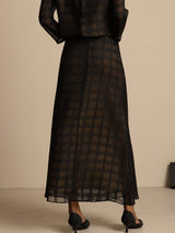 [Zwart] SilkSilky-NL Skirt 002