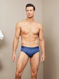 SilkSilky NL Zijde Gebreid Mens Underwear Donkerblauw 003