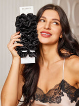 [Zwart] SilkSilky-NL Scrunchie 002