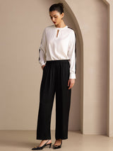 [Zwart] SilkSilky-NL Womens Pants 005