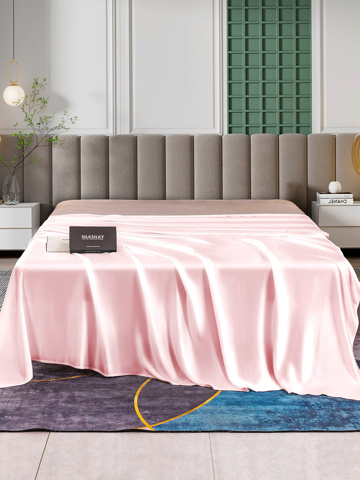 [Roze] SilkSilky-NL 25Momme Sheet 001
