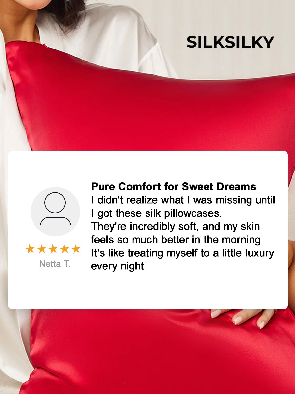 [Zwart] SilkSilky-NL 19Momme Pillowcase 004