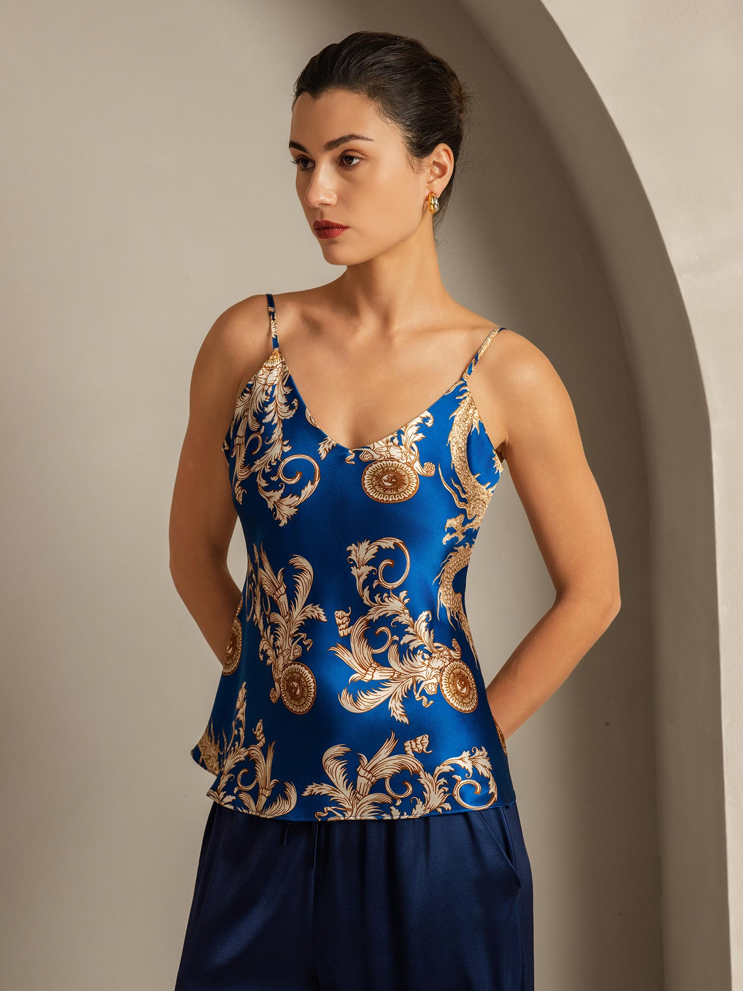 [Navy Draak] SilkSilky-NL Camisoles 003