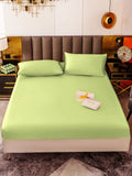 SilkSilky NL 19Momme Pure Silk Bedding Set Mintgroen 002