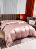 SilkSilky NL 22Momme Pure Silk Duvet Cover BleekMauve 003