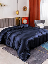 [Donkerblauw] SilkSilky-NL 25Momme Duvet Covers 001