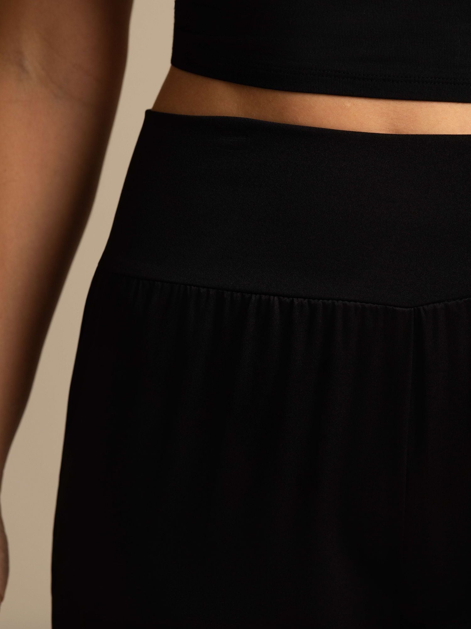 [Zwart] SilkSilky-NL 19Momme Zijde Womens Pants 004