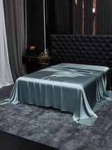 [Grijsachtig Blauw] SilkSilky-NL 22Momme Sheet 002