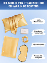 [Champagne] SilkSilky-NL 19Momme Pure Silk Pillowcase Set 002