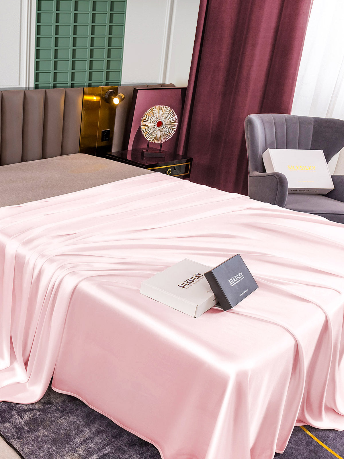 [Roze] SilkSilky-NL 25Momme Sheet 003