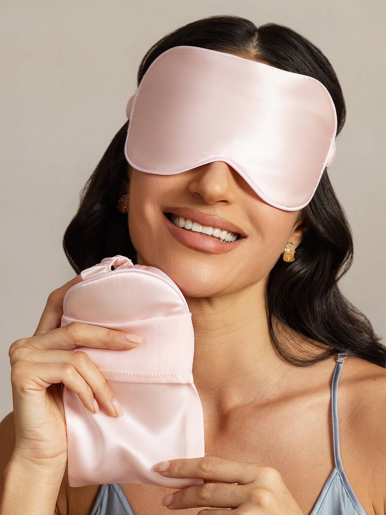 [Roze] SilkSilky-NL Zijde Eye Mask 001