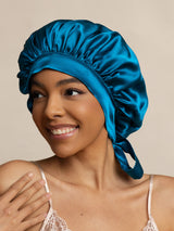 [Koningsblauw] SilkSilky-NL Slaapmutsen 001