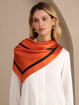 [Oranje Vierkant] SilkSilky-NL Scarf 004