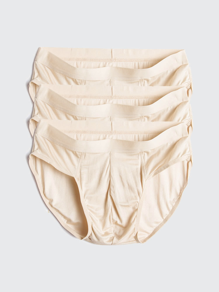 [Beige] SilkSilky-NL Mens Underwear 004