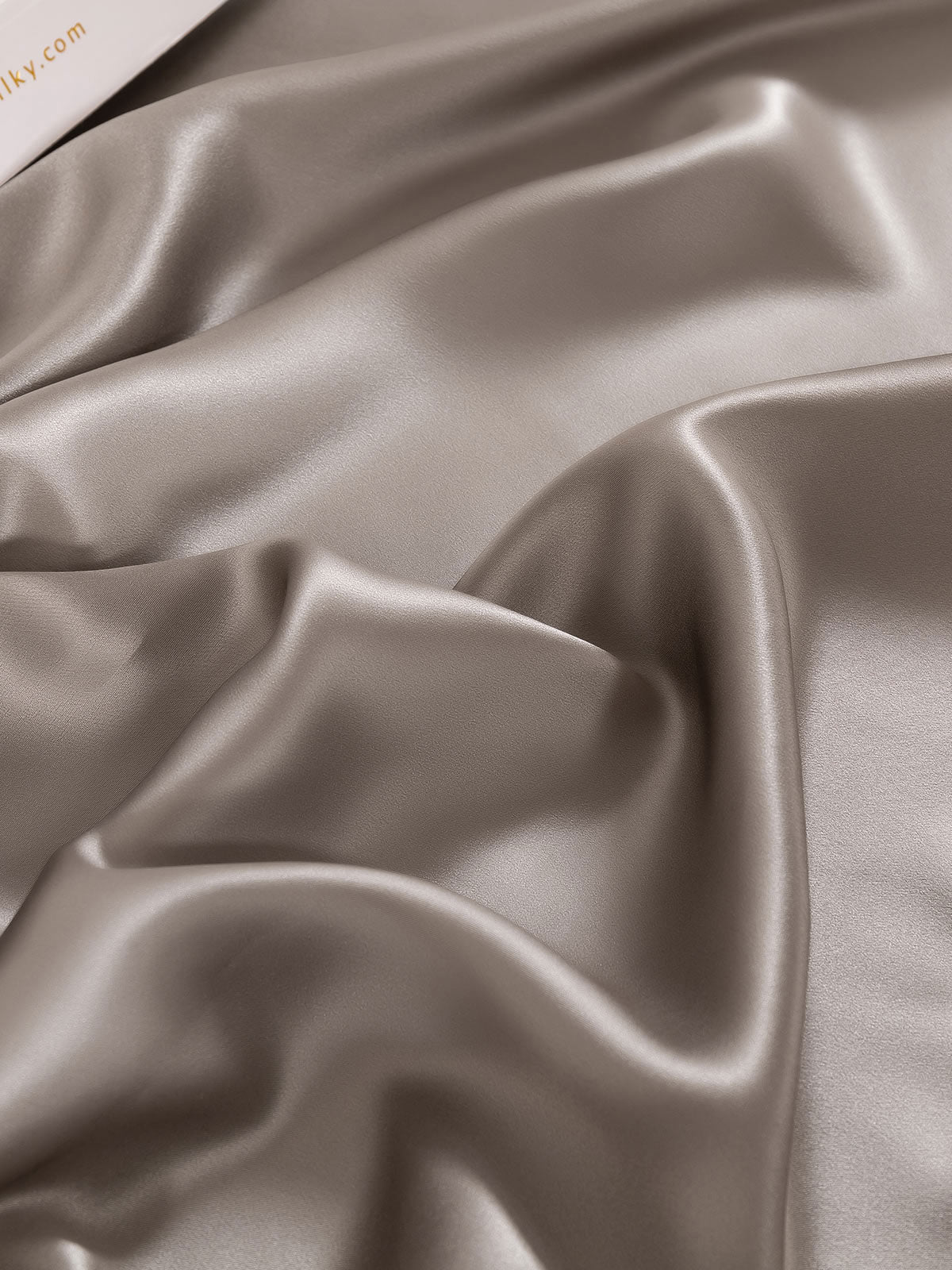 SilkSilky NL 22Momme Pure Silk Sheet Grijs 006