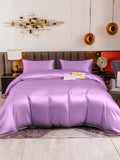 SilkSilky NL 19Momme Pure Silk Bedding Set Lavendel 006