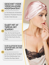 [Roze] SilkSilky-NL Slaapmutsen 008