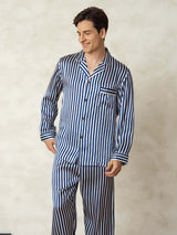 [Marine Streep] SilkSilky-NL 19Momme Mens Pajamas 005,