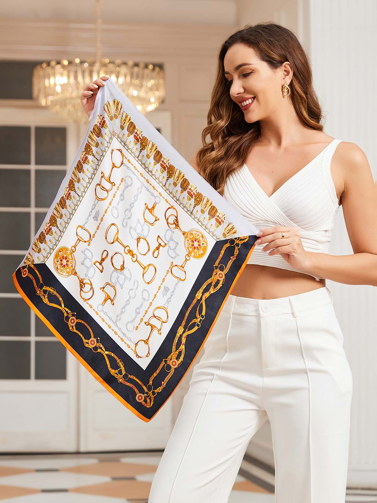 [P038] SilkSilky-NL Pure Silk Scarf 003