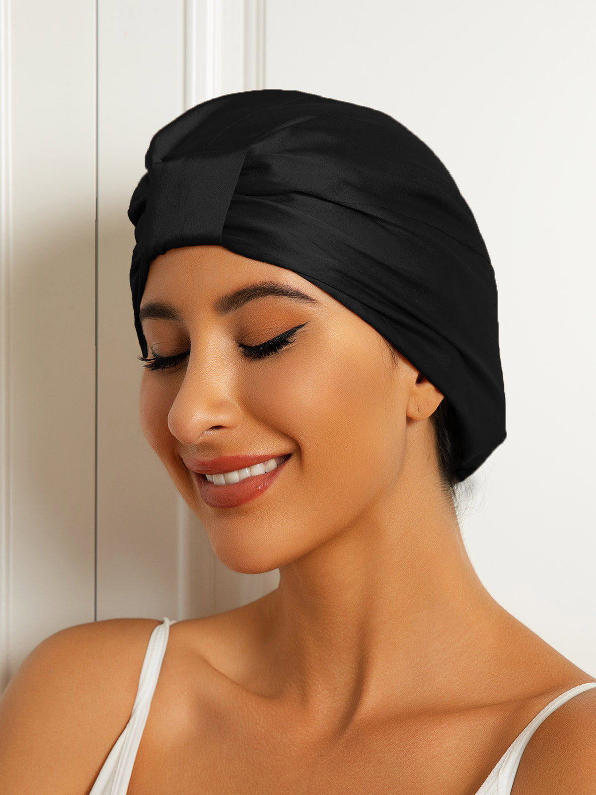 SilkSilky-NL Sleep Cap Zwart 002