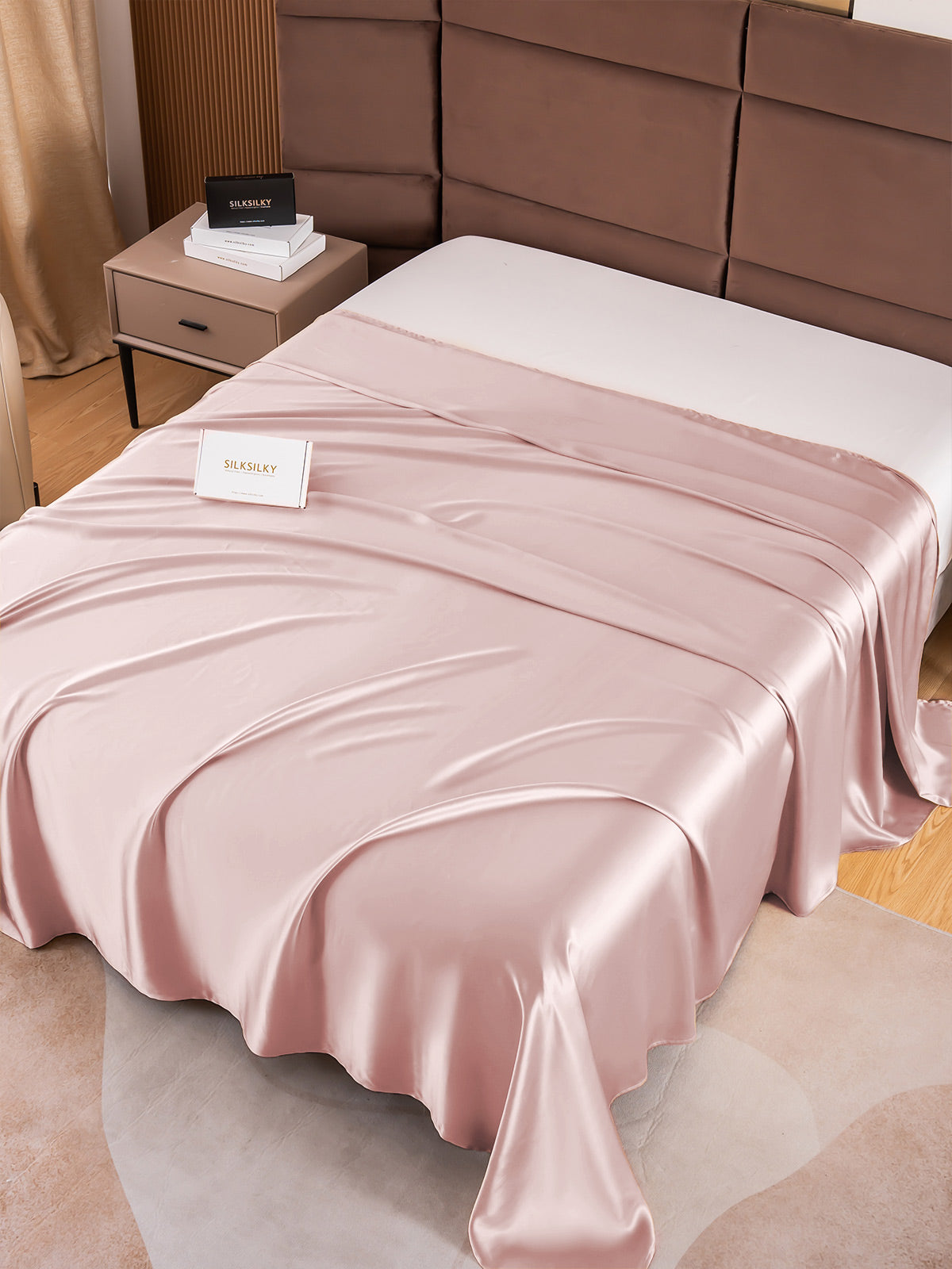[Bleek Mauve] SilkSilky-NL 19Momme Sheet 001