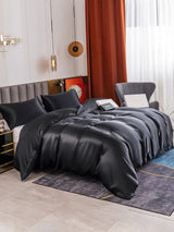 [Zwart] SilkSilky-NL 19Momme Bedding Set 004
