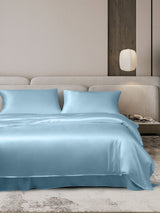 [Lichtblauw] SilkSilky-NL 19Momme Bedding Set 001