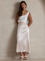 [Wit] SilkSilky-NL Sleeveless Cami-Top 007
