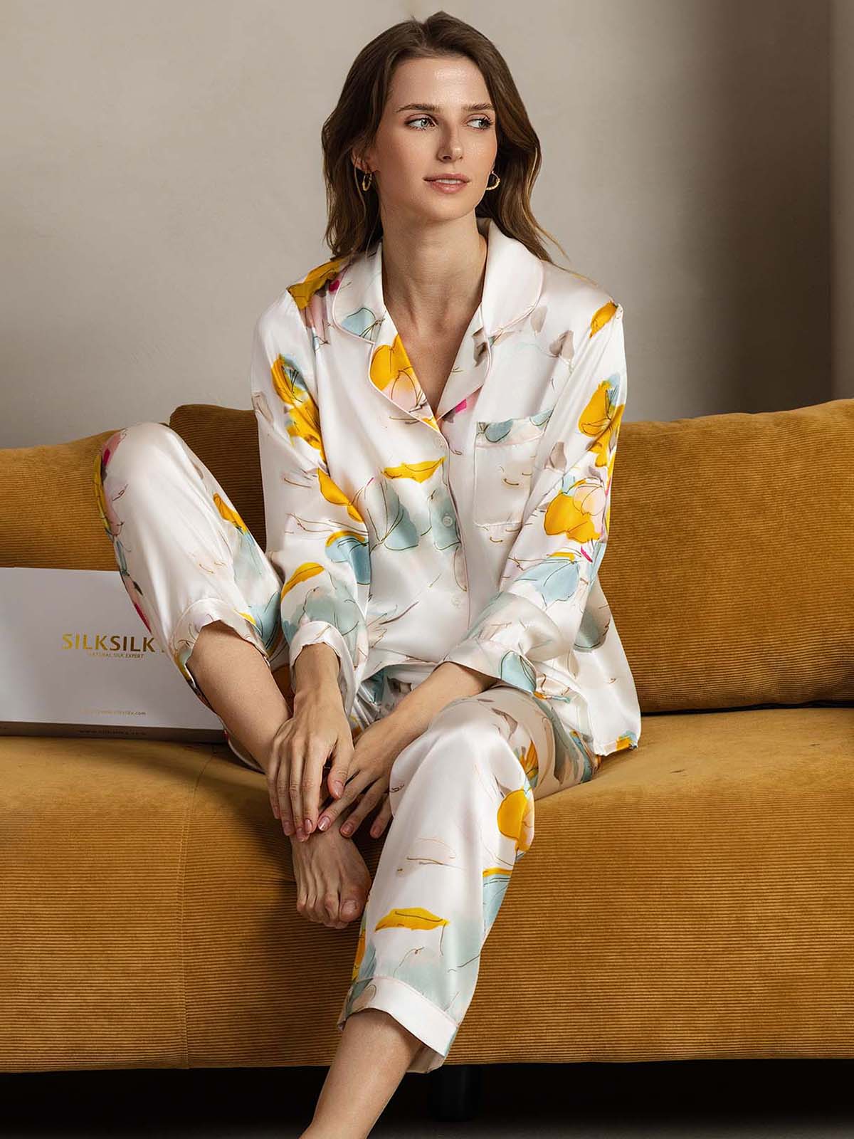[Orchidee Inkt] SilkSilky-NL Womens Pajamas 004