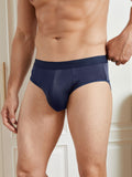 SilkSilky NL Zijde Gebreid Mens Underwear Donkerblauw 005