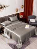 SilkSilky NL 19Momme Pure Silk Bedding Set Grijs 002