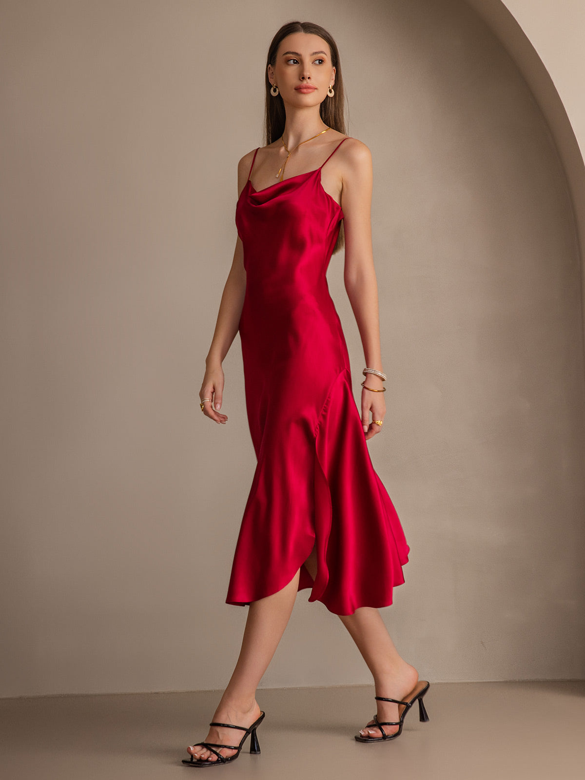 [Wijn] SilkSilky-NL 19Momme Dress 006