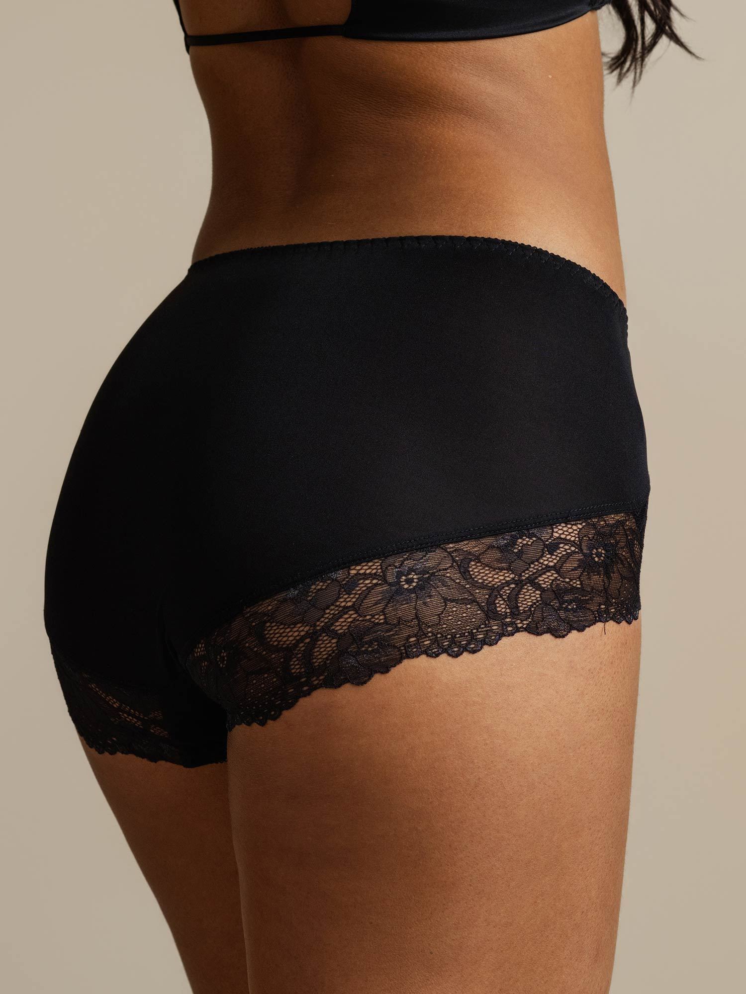 [Zwart] SilkSilky-NL Zijde Panty 008,