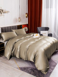 SilkSilky NL 19Momme Pure Silk Bedding Set Khaki 004