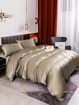 [Khaki] SilkSilky-NL 19Momme Bedding Set 003