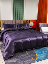 [Donkerpaars] SilkSilky-NL 25Momme Bedding Set 004