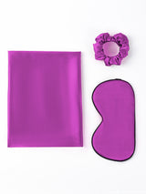 [Paars] SilkSilky-NL 19Momme Pure Silk Pillowcase Set 003