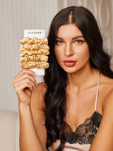 [Champagne] SilkSilky-NL Scrunchie 001