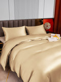 SilkSilky NL 22Momme Pure Silk Bedding Set Beige 003