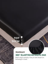 [Zwart] SilkSilky-NL 25Momme Sheet 004