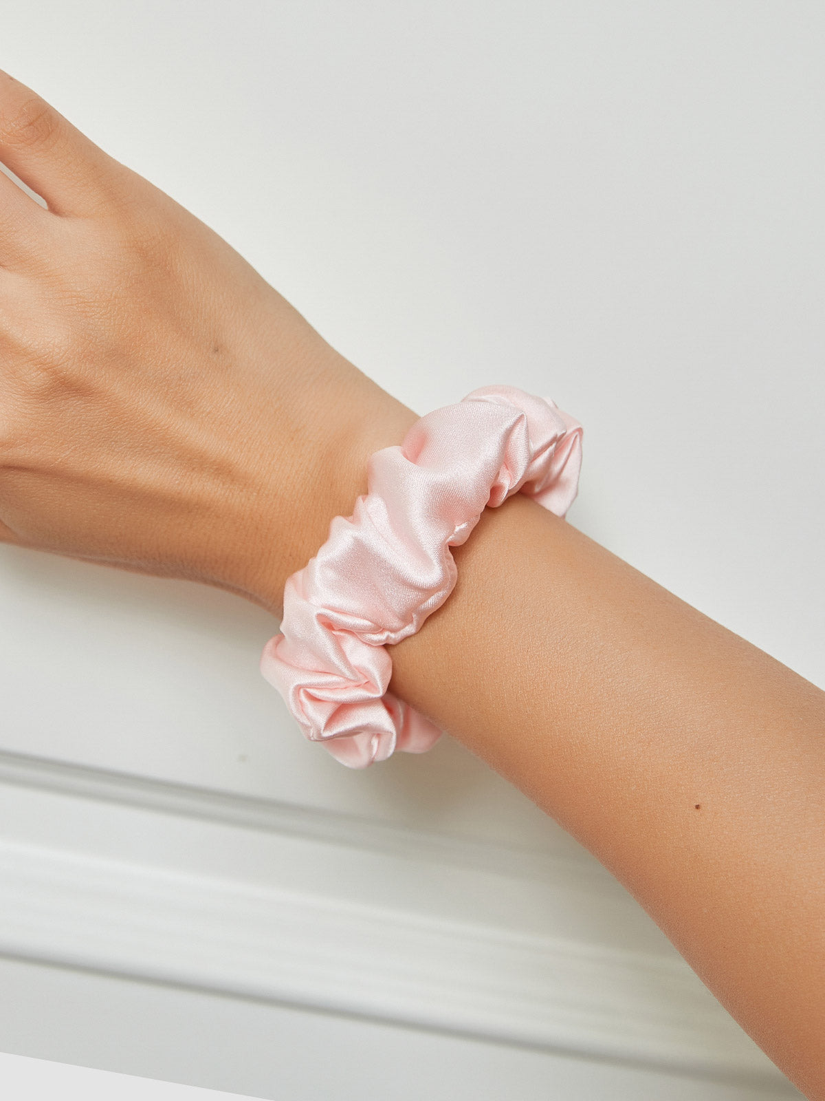 [Lichtroze] SilkSilky-NL 19Momme Scrunchie 001