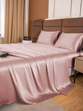 SilkSilky NL 19Momme Pure Silk Bedding Set BleekMauve 005