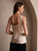 [Champagne] SilkSilky-NL Sleeveless Cami-Top 002